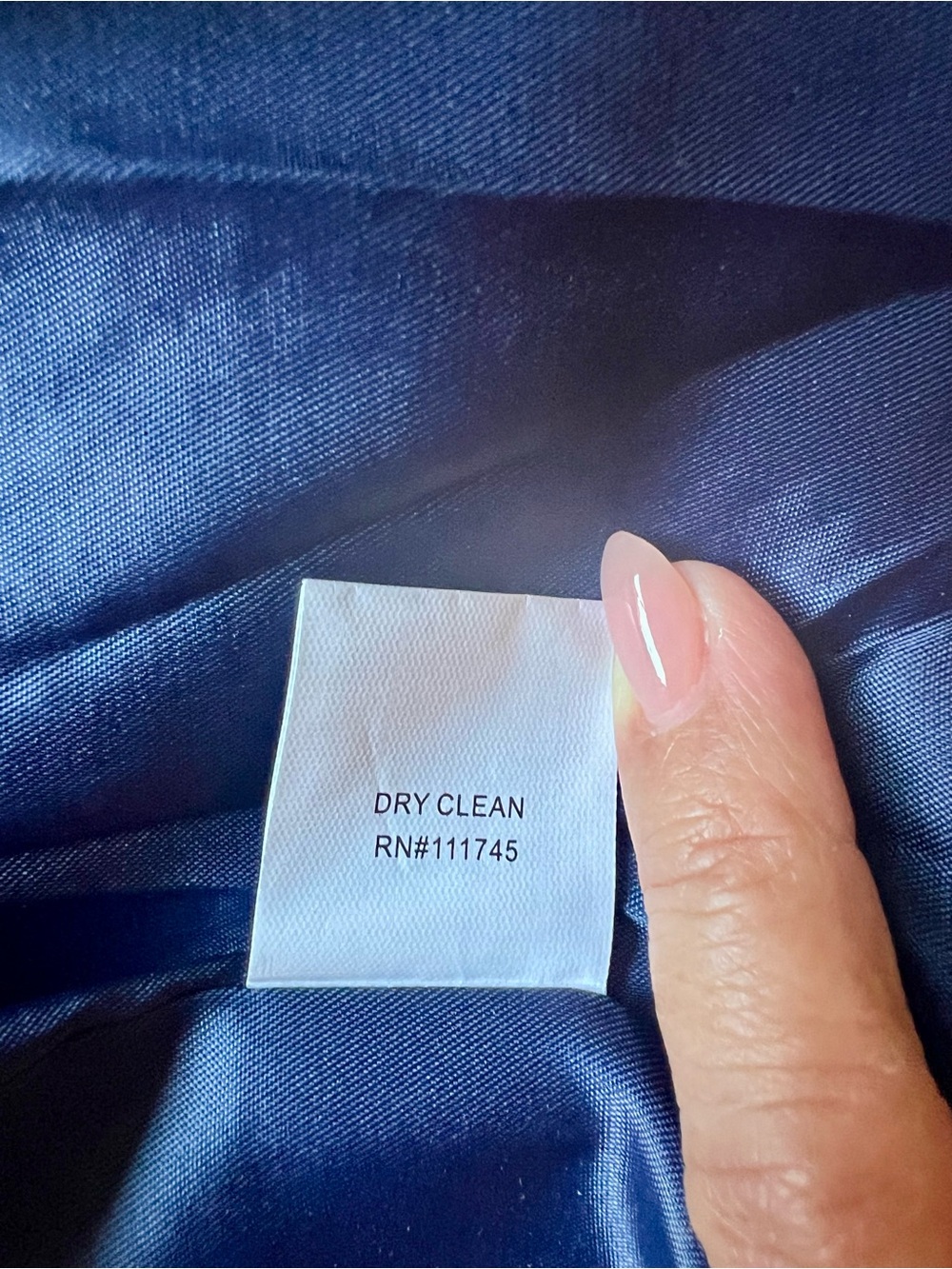 WD.NY Navy and White Plaid Bomber Jacket - Picture 8 of 8